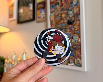 Disney Button Tower of Terror Bellhop Goofy