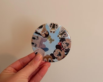 Disney Button Mickey and Friends