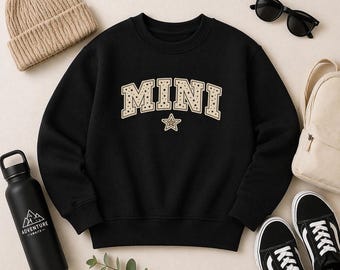 MINI varsity star Youth Sweatshirt | Kids collegiate style