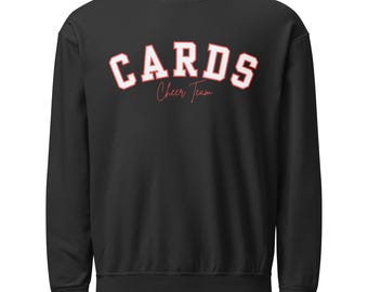 Cards Cheer Team crewneck sweatshirt