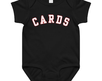 CARDS Baby Bodysuit | Infant Game Day Spirit Wear, Football Season Clothes
