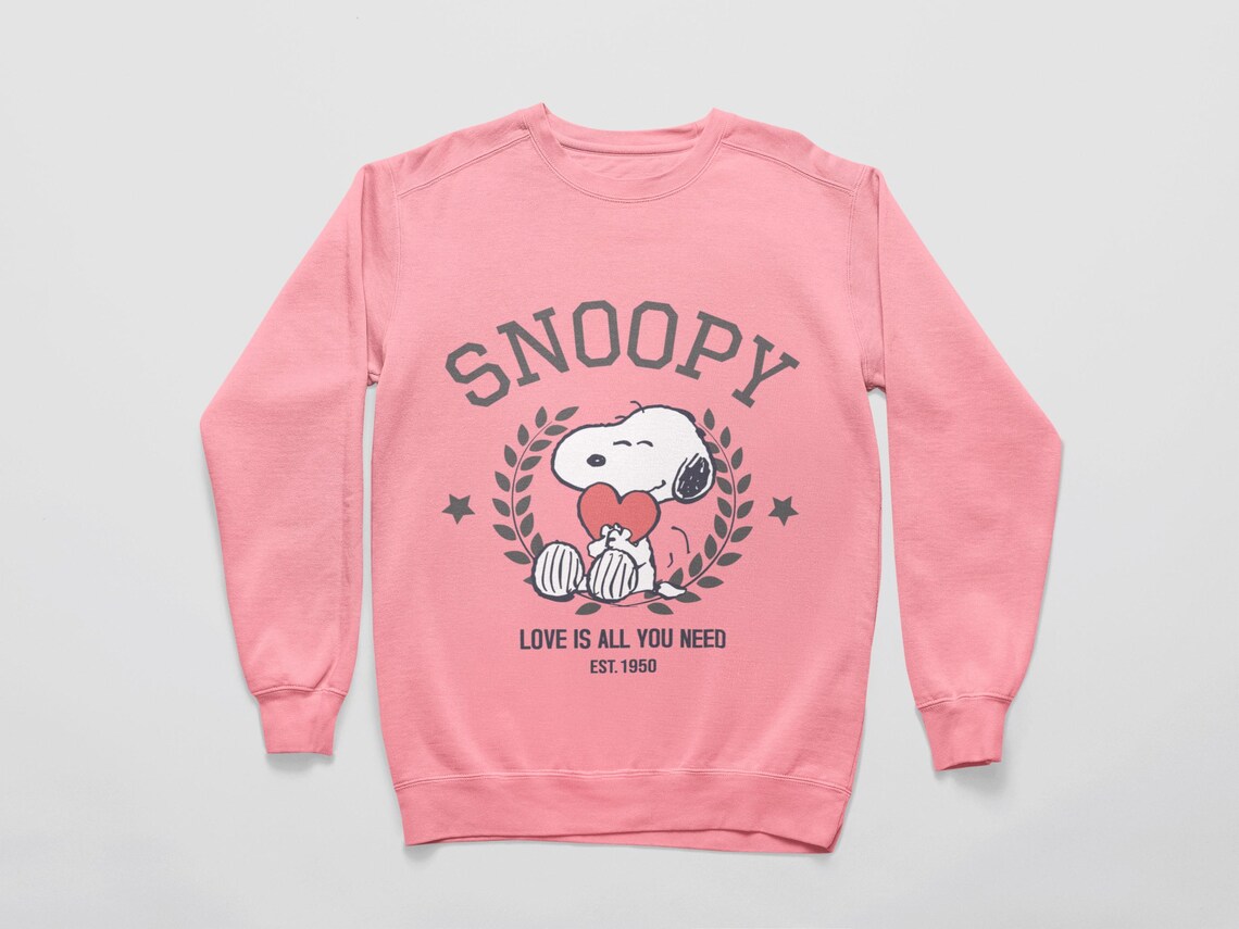 Snoopy Est.1950 El amor es todo lo que necesitas PNG SVG Bundle ...