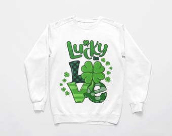 Lucky in Love SVG PNG-bundel: St. Patrick's Day, Ierse liefde, digitale download