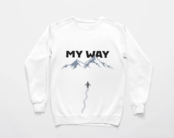 But WHY? Penguin, My Way, PNG SVG Bundle: Nihilist Penguin, Penguin Walking in The Mountains, Shirt Design, Digital Download