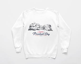 Patriotic Leadership Silhouette PNG SVG Bundle: President's Day, Mount Rushmore National Memorial, Digital Download