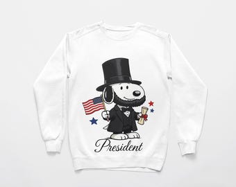 Snoopy Lincoln PNG SVG Bundle: President's Day, 15 February, Digital Download