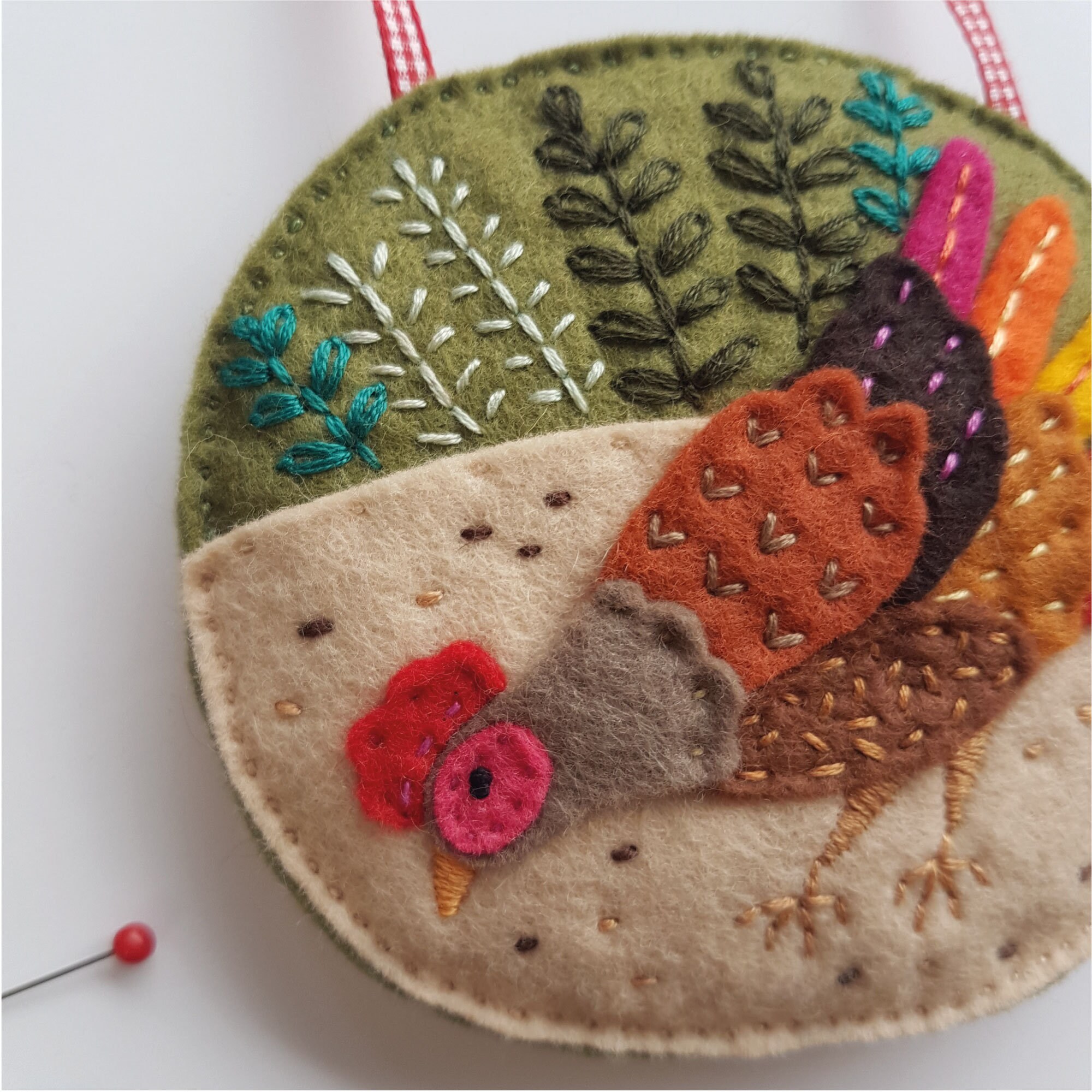Printable Felt Chicken Ornament PATTERN Felt Ornament | Etsy