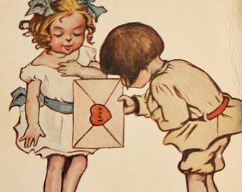 Edwardian Valentine 1906 – Gassaway Illustration