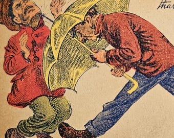 1908 Postmarked Comic Card – I Arrived – No. 234