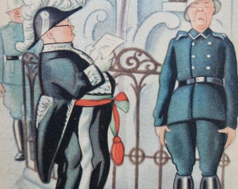 Juego de 3 postales humorísticas del Manneken Pis – Escenas patrióticas y artísticas de Bruselas – Humor belga de principios del siglo XX
