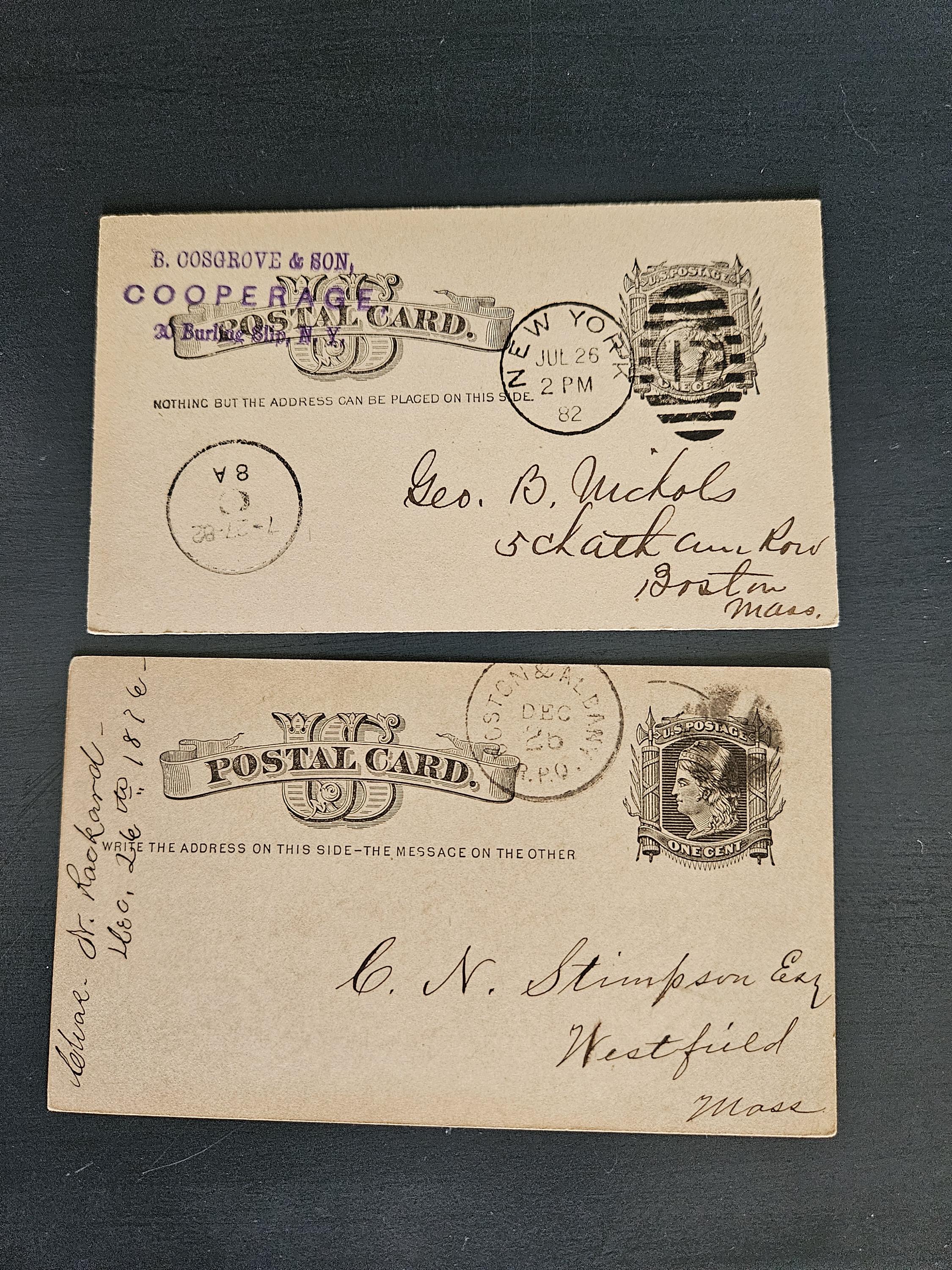 1880's Postal Card - Etsy