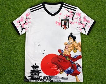 Japan x Itachi Uchiha anime voetbalshirt (geïnspireerd op Naruto)