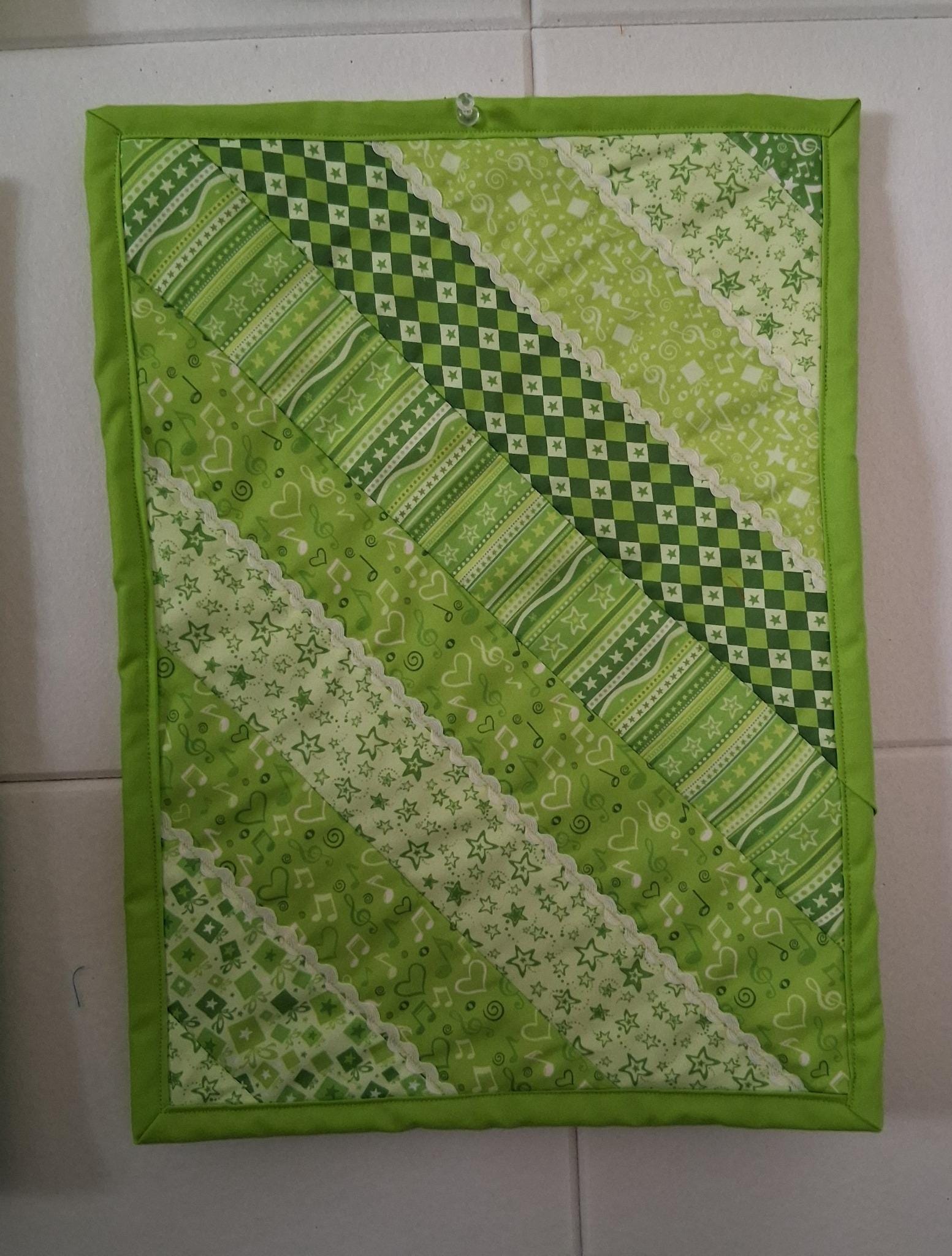 Handmade Patchwork Kitchen Set: Matching Quilted Placemats and ...