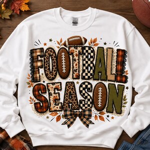 Stagione calcistica png, calcio autunnale png, mamma calciatrice png, maglietta giorno partita, felpa autunnale png, patchwork applicato, download digitale