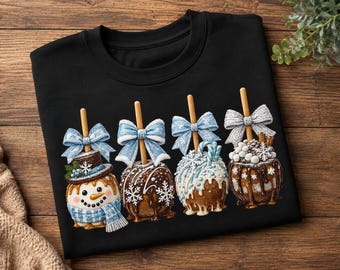 Winter Hot Cocoa PNG, Snowman Hot Chocolate PNG, Christmas Cocoa Clipart, Blue Winter Bow PNG, Cozy Mug Sublimation Design