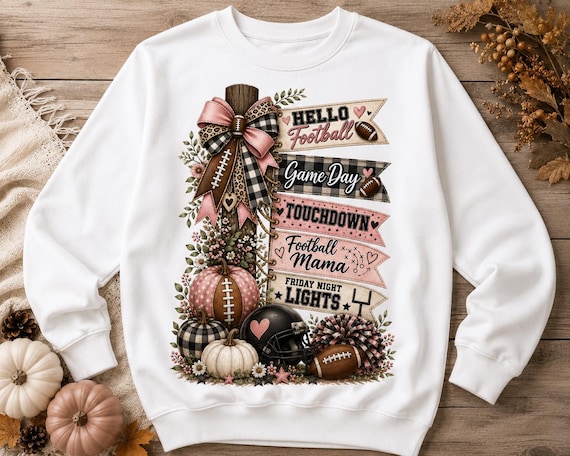 Football Mama Shirt,Football Mom Sweatshirt,Game Day Shirt,Fall Football Season Shirt,Touchdown Mama Tee,Friday Night Lights,Football Season