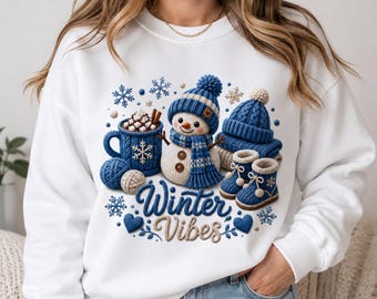winter vibes png,cozy winter png,snowman png, winter sweatshirt design,christmas winter png, snowflake png,cozy christmas,winter sublimation
