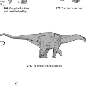 Origami Apatosaurus (Diagrammi)