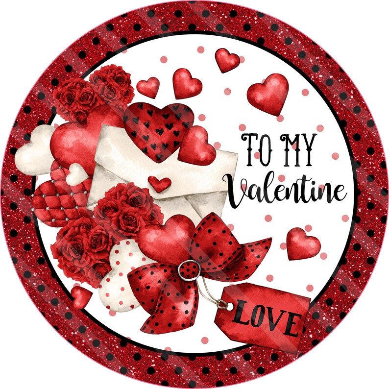 Valentine Printable Sublimation Graphic to My Valentine Red - Etsy