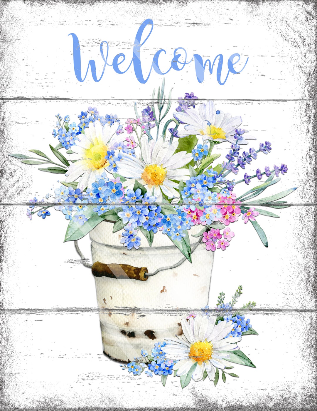 Farmhouse Sign Sublimation Graphic Printable Daisies and - Etsy