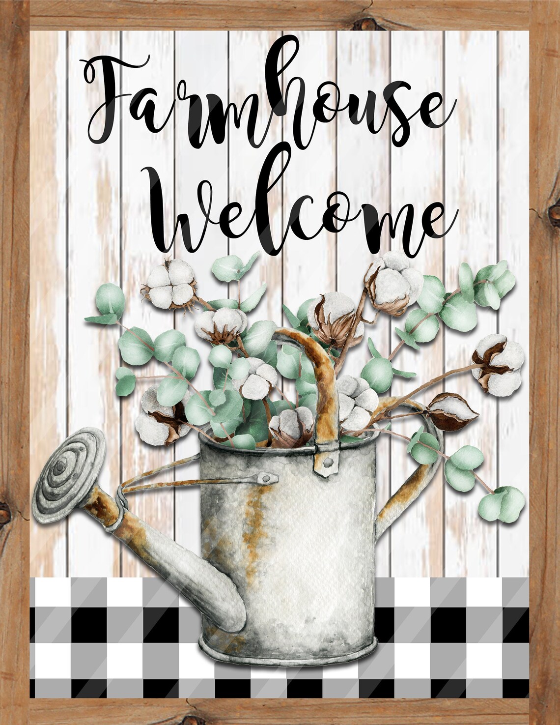 Farmhouse Printable Wall Art Farmhouse Welcome Watering Can - Etsy