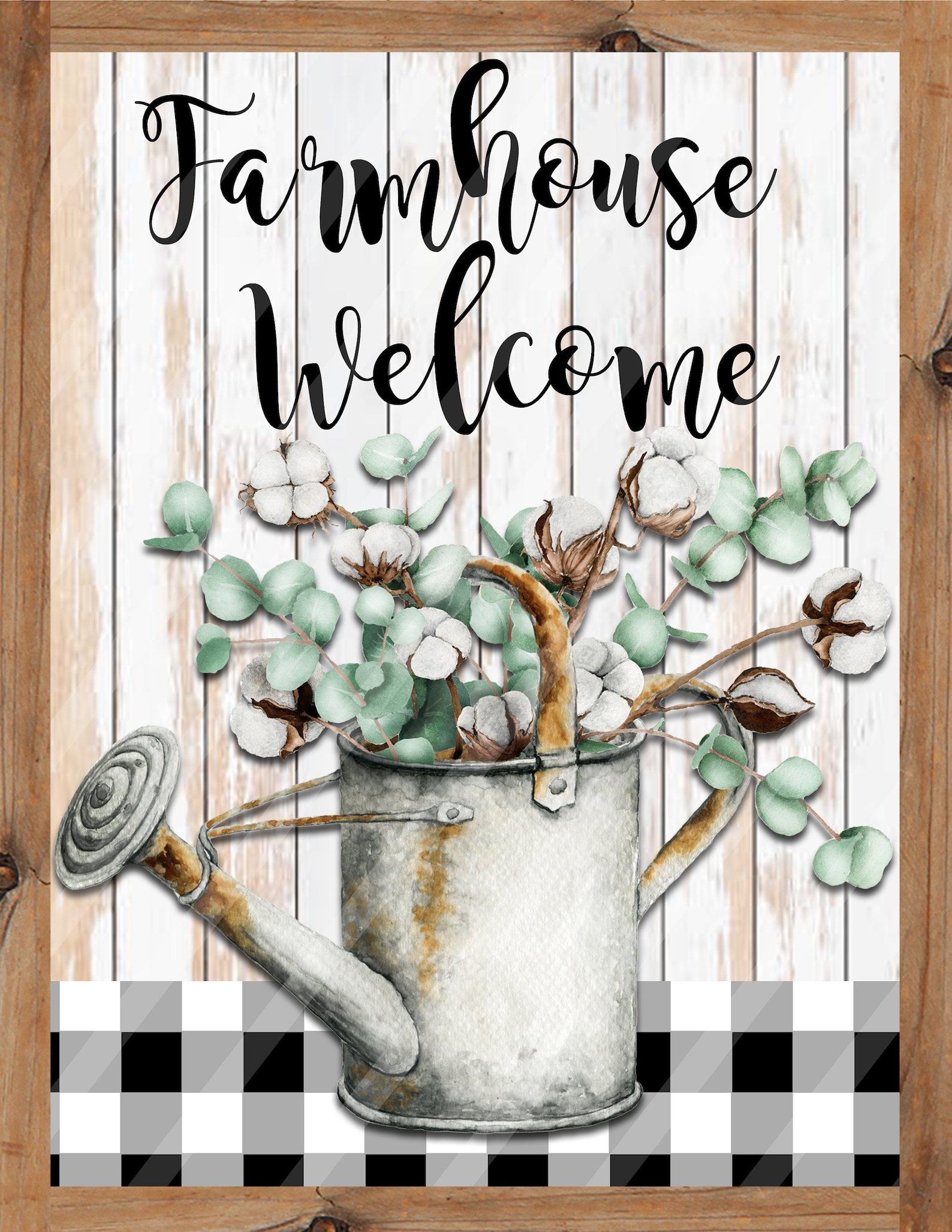 Farmhouse Printable Wall Art Farmhouse Welcome Watering Can - Etsy