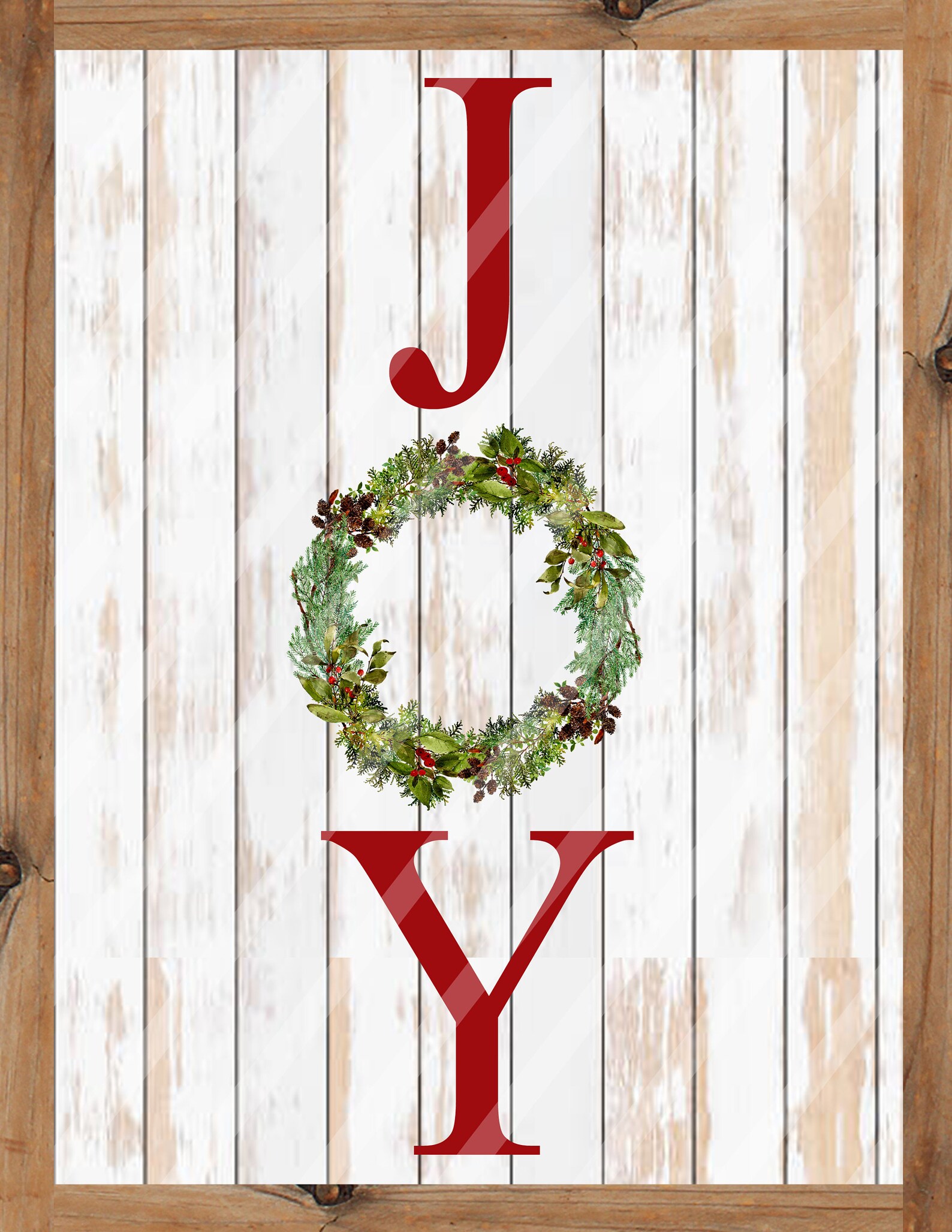 Christmas Printable JOY Christmas Joy Christmas Art - Etsy