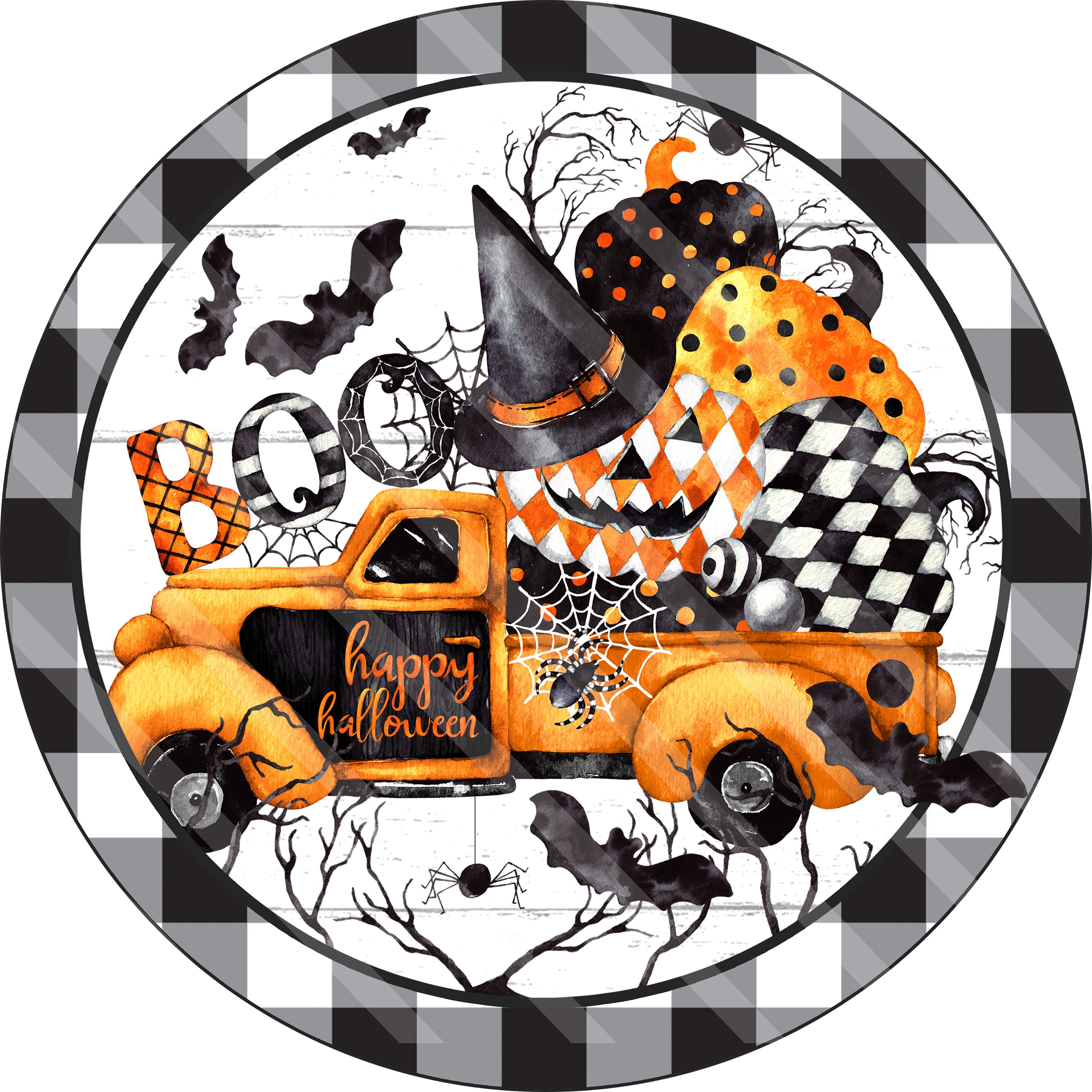 Halloween Sign Printable Sublimation Graphic Truck Full Of Etsy