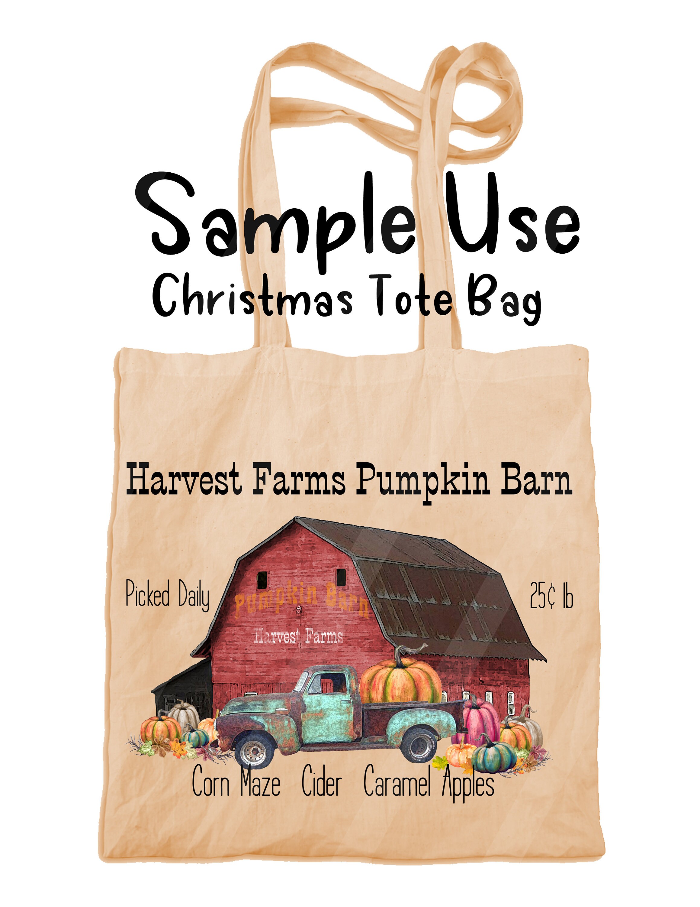 Fall Printable Harvest Farms Pumpkin Barn Wall Art Fall Home | Etsy
