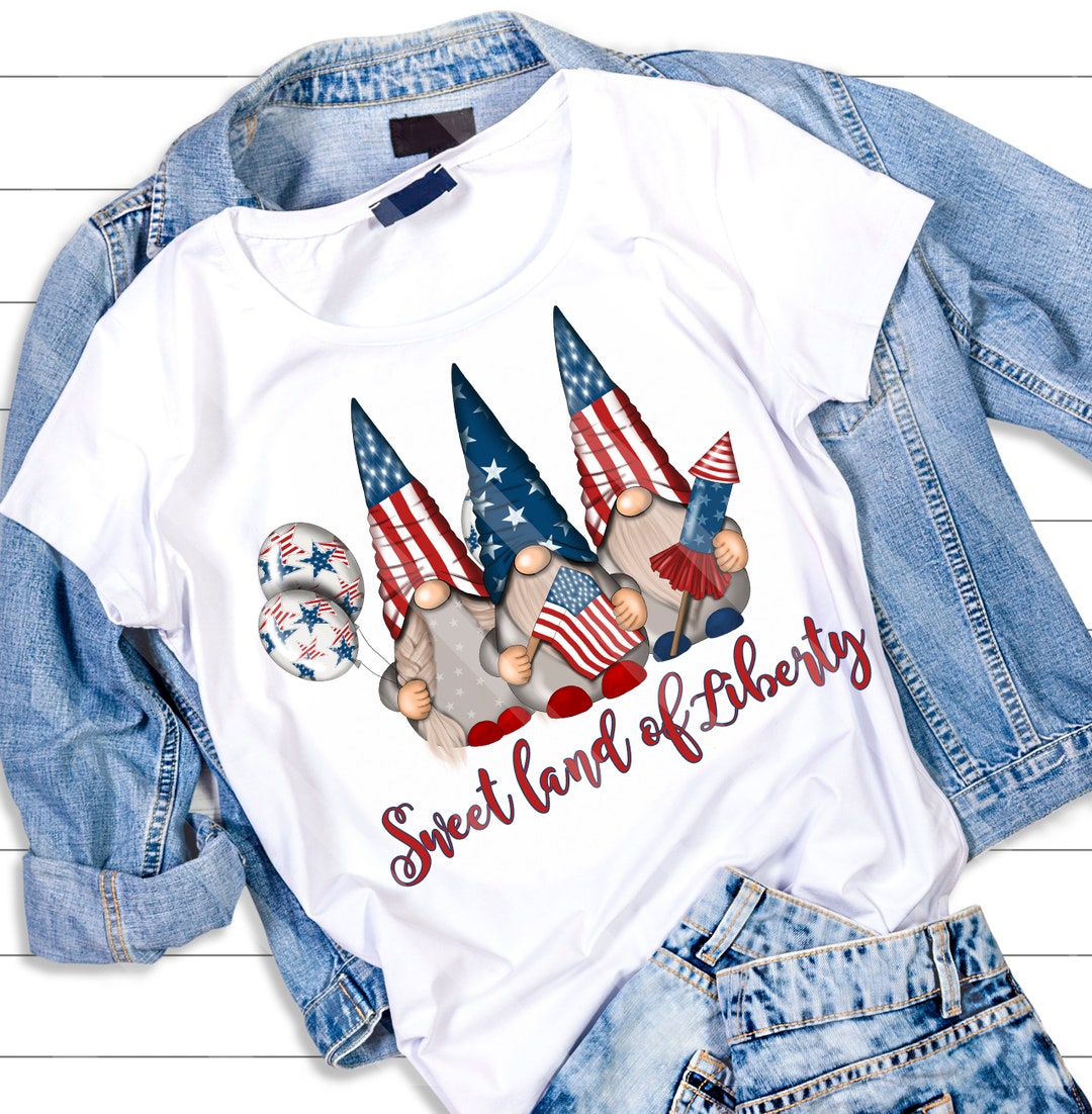 Patriotic Gnome Sign Printable Sublimation Graphic Gnomes - Etsy