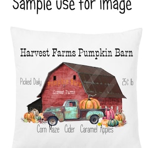 Fall Printable Harvest Farms Pumpkin Barn Wall Art Fall Home | Etsy