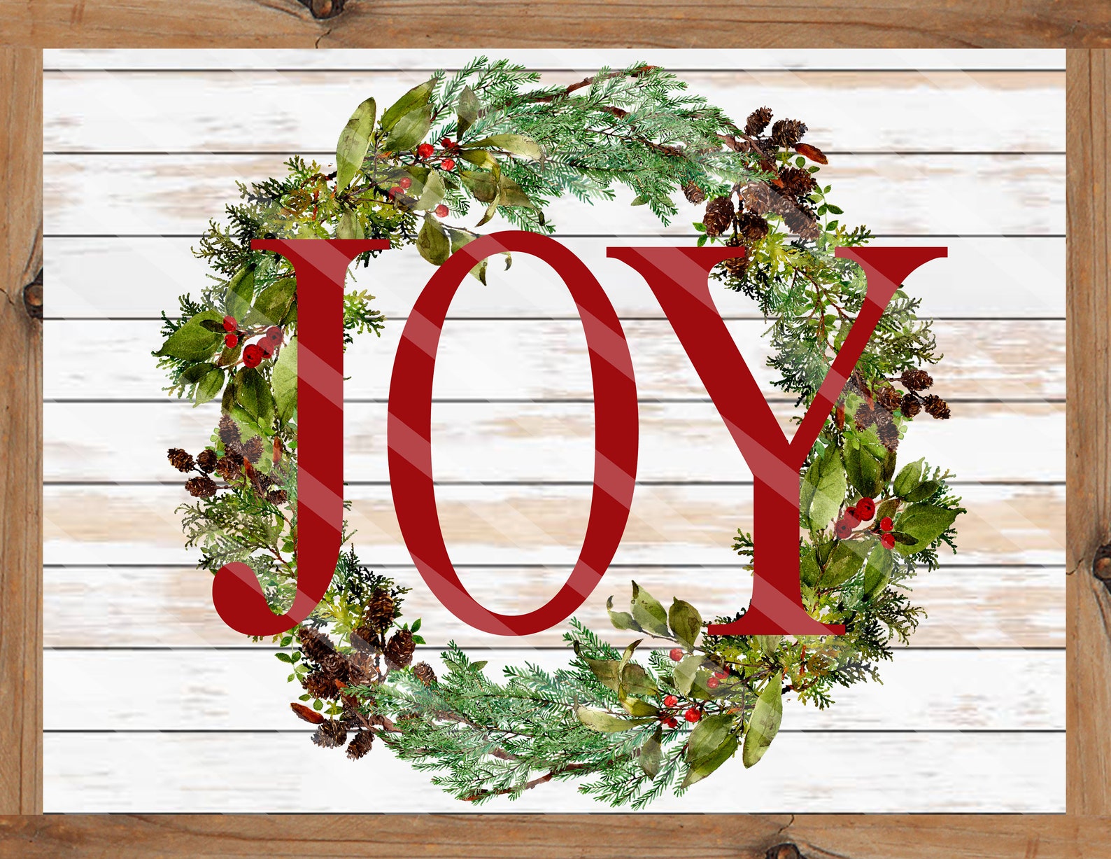 Christmas Printable JOY Christmas Joy Christmas Art - Etsy