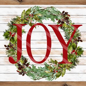 Christmas Printable JOY Christmas Joy Christmas Art - Etsy
