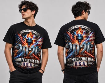 USA 250th Anniversary Shirt Design PNG, Semiquincentennial 1776-2026 T-Shirt, Patriotic 4th of July 2026 Tee PNG