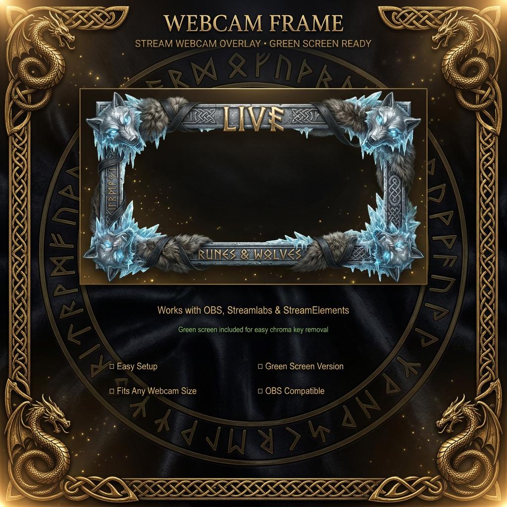 Nordic Fantasy Stream Overlay Pack – Medieval RPG Twitch Alerts, Panels ...
