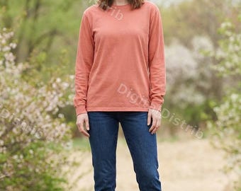 Paquete de maquetas de camisetas Terracotta Comfort Colors 6014 (descarga digital)