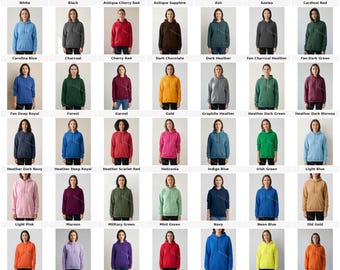 Paquete de maquetas de sudaderas con capucha Gildan 18500 / 47 colores, para hombre y mujer (descarga digital)