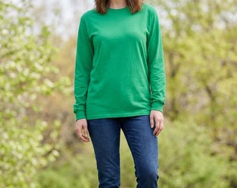 Maqueta de camiseta Island Green Comfort Colors 6014 / Vistas frontal y trasera (Descarga digital)