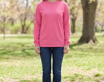 Maqueta de camiseta de manga larga Crunchberry Comfort Colors 6014 (Descarga digital)