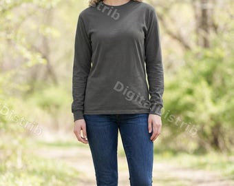 Paquete de maquetas de camisetas Graphite Comfort Colors 6014 (descarga digital)