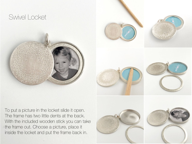 dandelion locket for a small picture handmade round photo locket with delicate dandelions