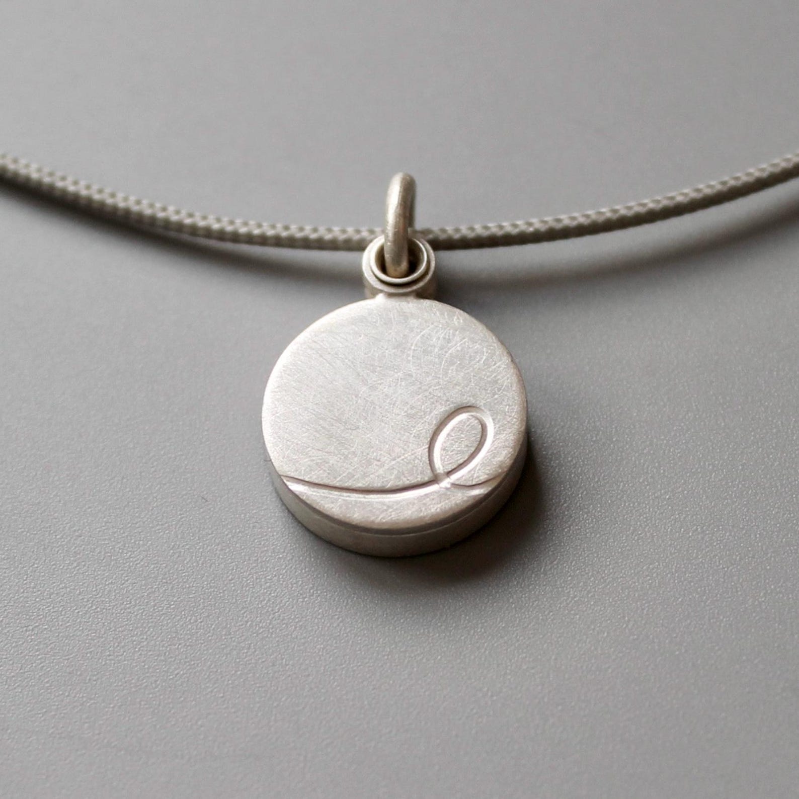 Custom Initial Locket for a Small Picture in Sterling Silver - Etsy UK