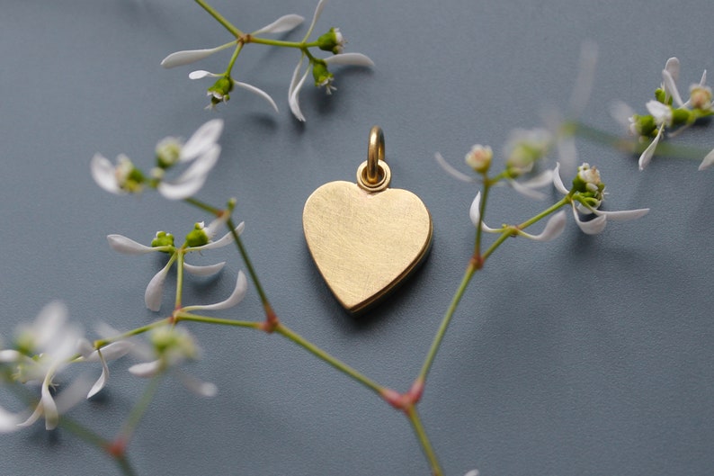 romantic golden love locket for one photo image 2