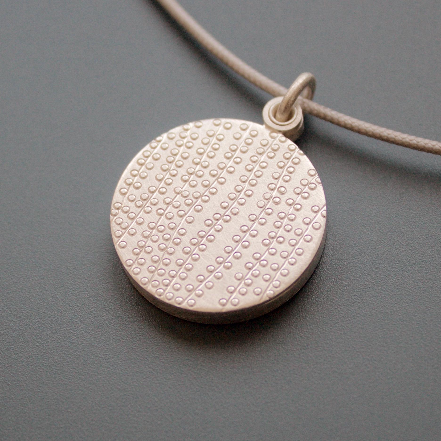 String For A Locket Modern Round Picture Locket String of Pearls Design in Sterling Silver ...