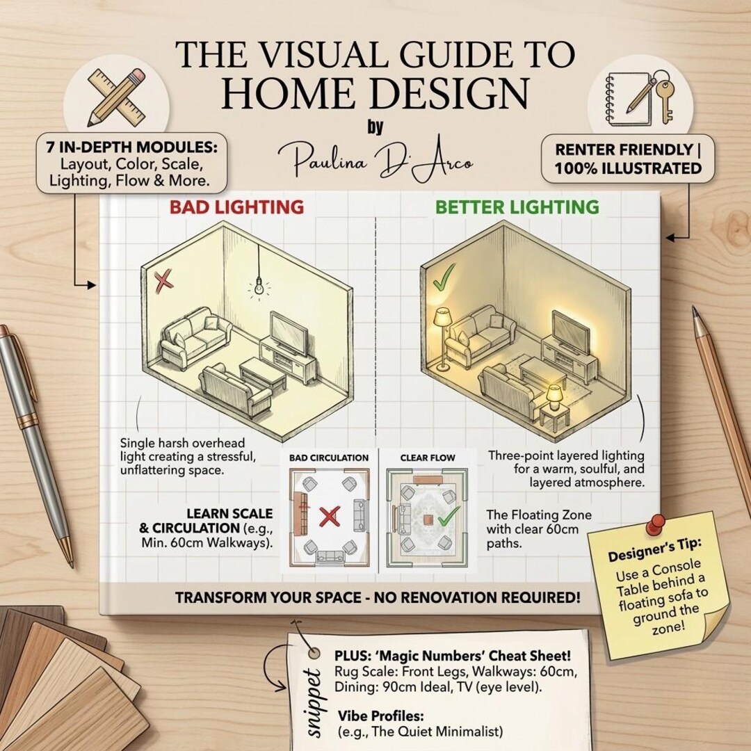 Interior Design Handbook: 65 Bad Vs Better Floor Plans | Renter ...