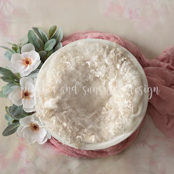 Magnolia floral Digital backdrop, newborn girl, floral Digital Background for newborn photography, digital download