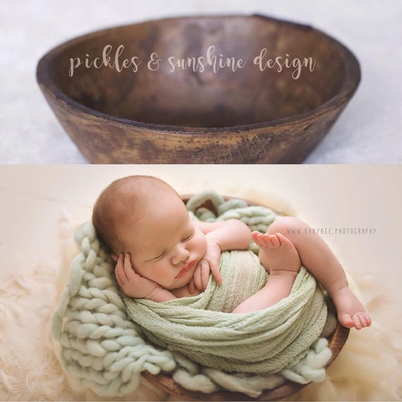The perfect posing bowl for newborn photography vintage reproduction primitive dough bowl made from resin posing prop from picklesandsunshine on etsy The perfect posing bowl for newborn photography vintage reproduction primitive dough bowl made from resin posing prop from picklesandsunshine on etsy