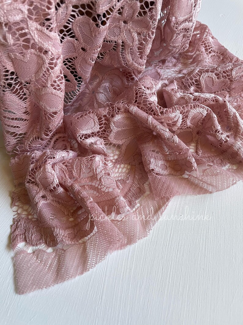 Pink Rustic Lace Newborn Wrap or Layer, Soft Lace Wrap Newborn Photo