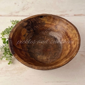 The Perfect Posing bowl newborn photography, Go-To- bowl, vintage reproduction dough bowl, sitter or newborn posing prop