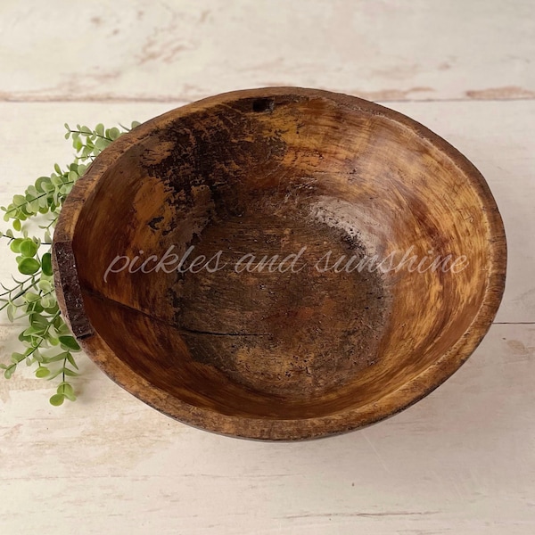 The Perfect Posing bowl newborn photography, Go-To- bowl, vintage reproduction dough bowl, sitter or newborn posing prop